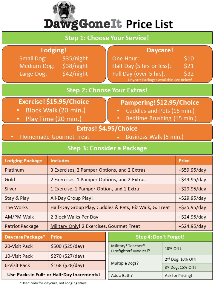 how much does doggie daycare cost